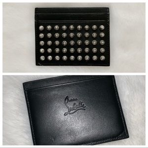 Authentic Christian Louboutin card holder